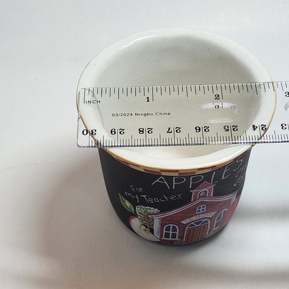 Susan Winget Porcelain Apples Votive Tealight Candle Holder in Gift Box - Picture 11 of 11